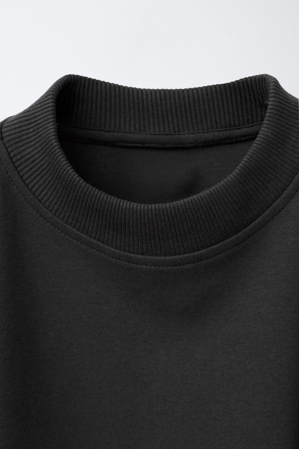 CONJUNTO INTERLOCK SUDADERA Y PANTAL?N WIDE LEG / Negro - Zara фото 6