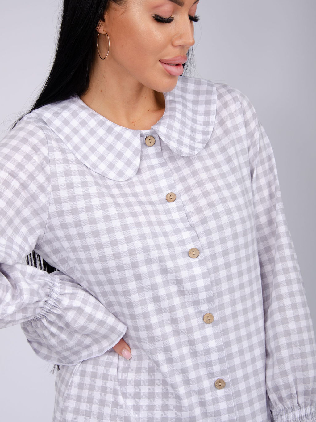 Пижама "Алези" серая, трикотаж