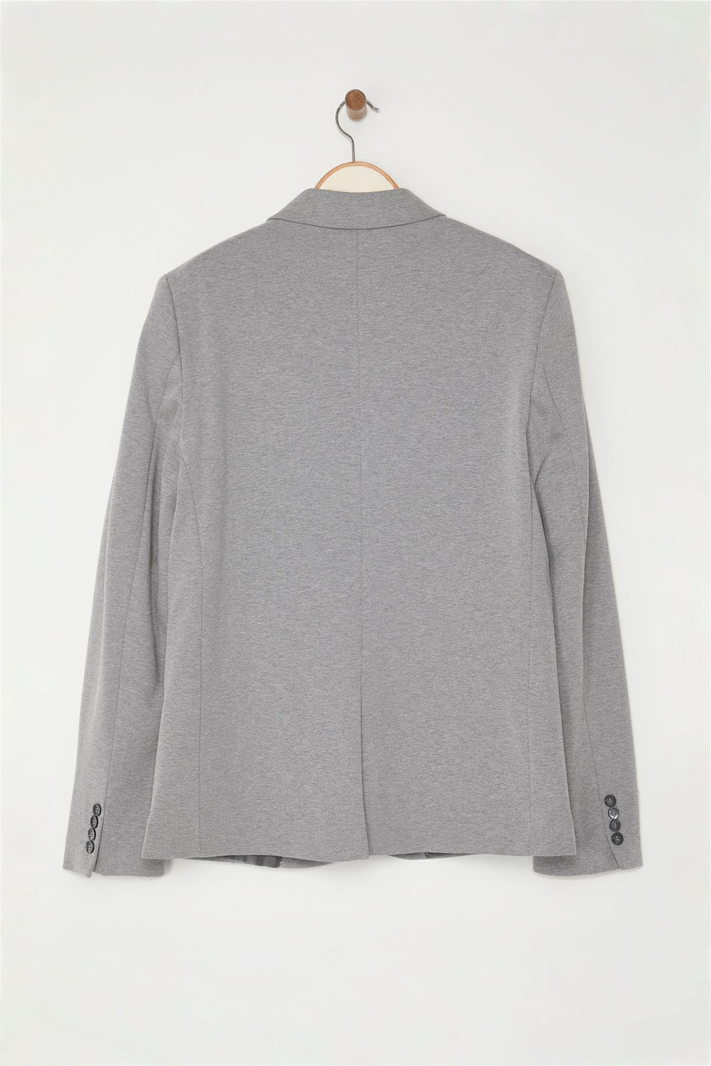 TRENDYOL MAN Gri Regular Fit Dokulu Rahat Esnek Kumas Blazer Ceket TMNAW22CE0235 - Trendyolmilla фото 9