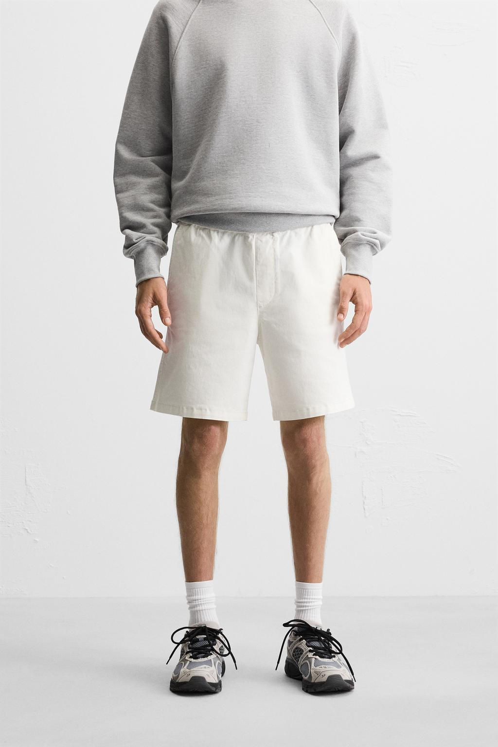 RELAXED FIT BERMUDA SHORTS - Zara фото 28