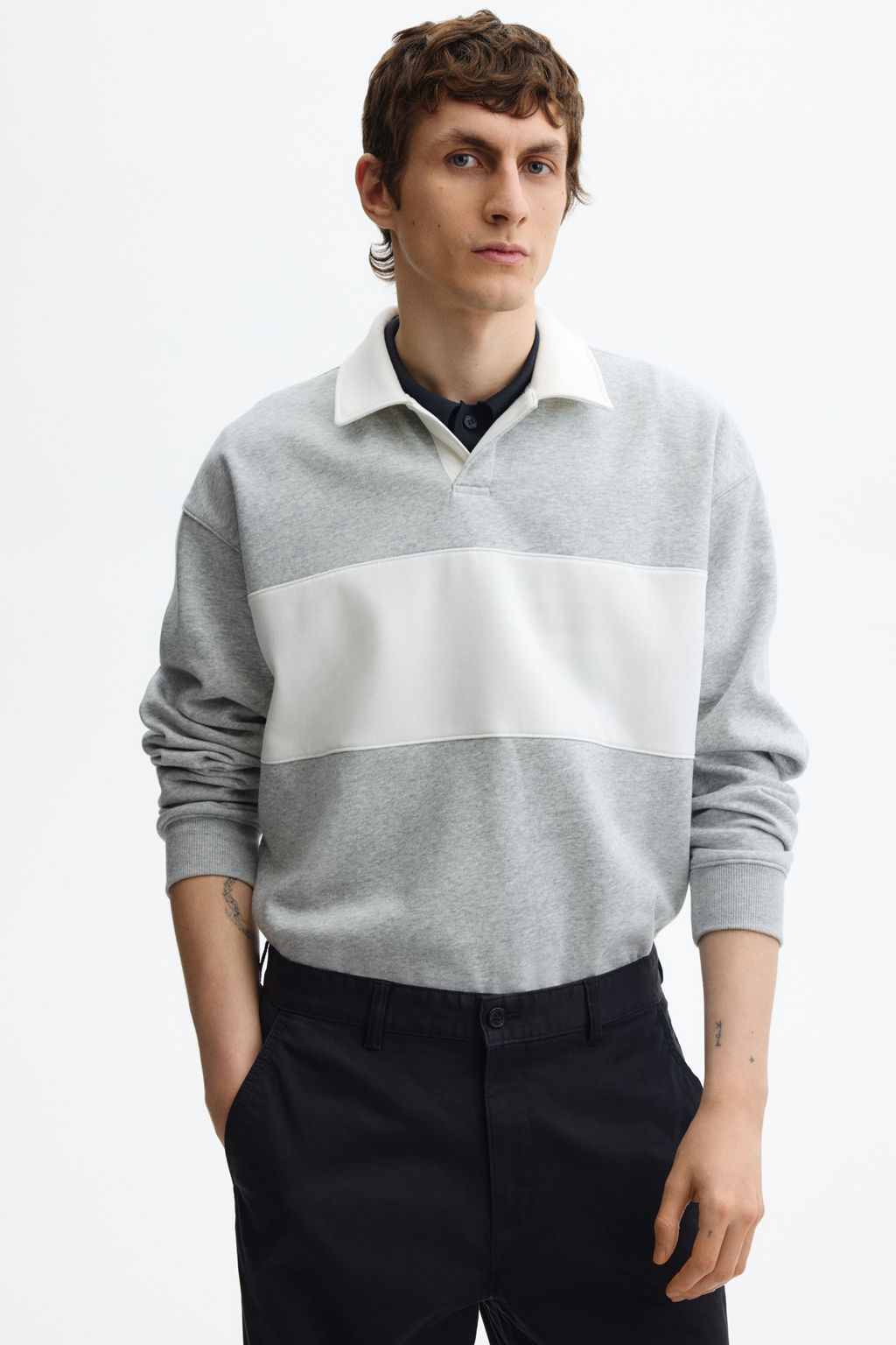 Sudadera de rugby Loose Fit - H&m фото 3