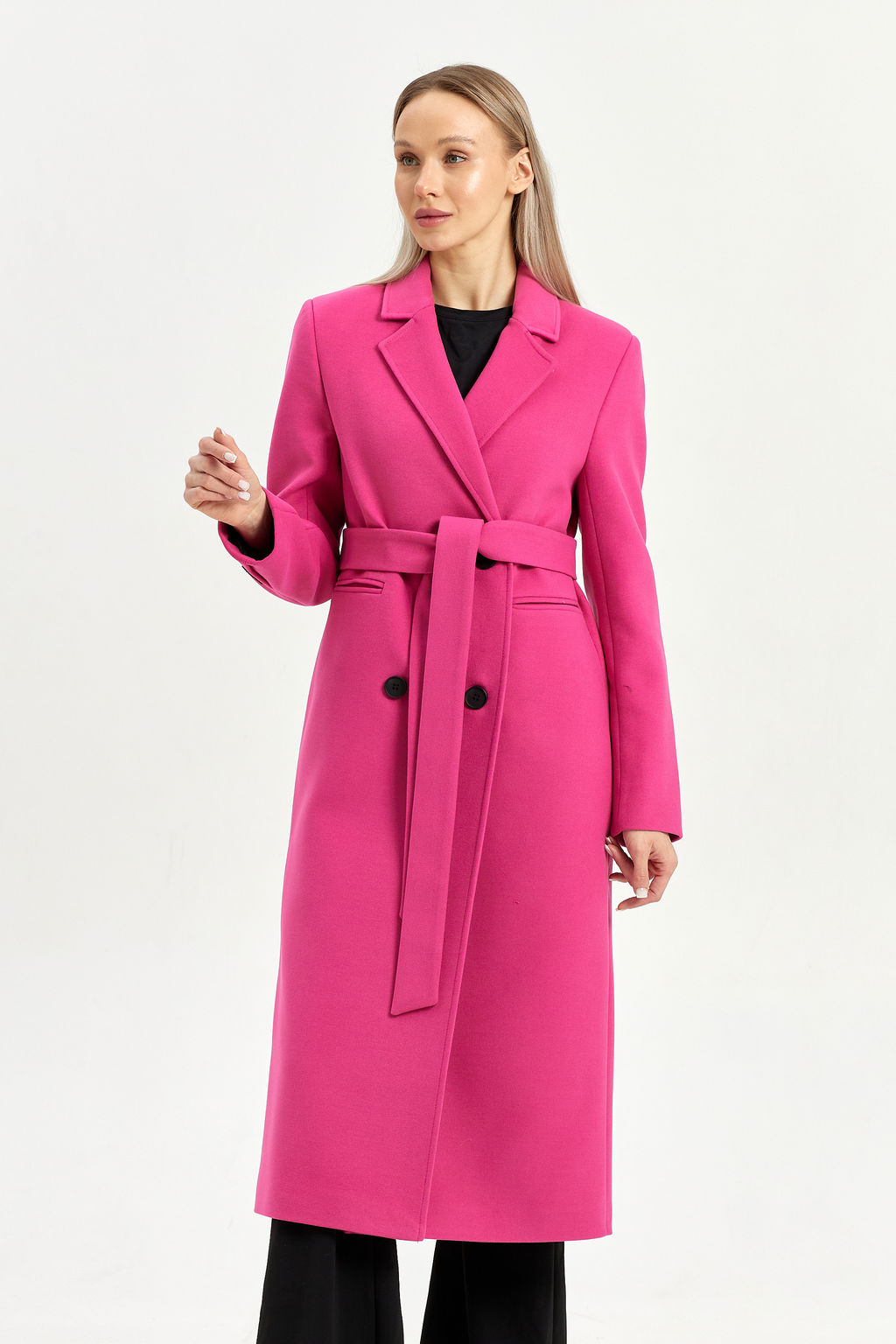 Пальто женское демисезонное 26880 (красный) - Kankan фото 15