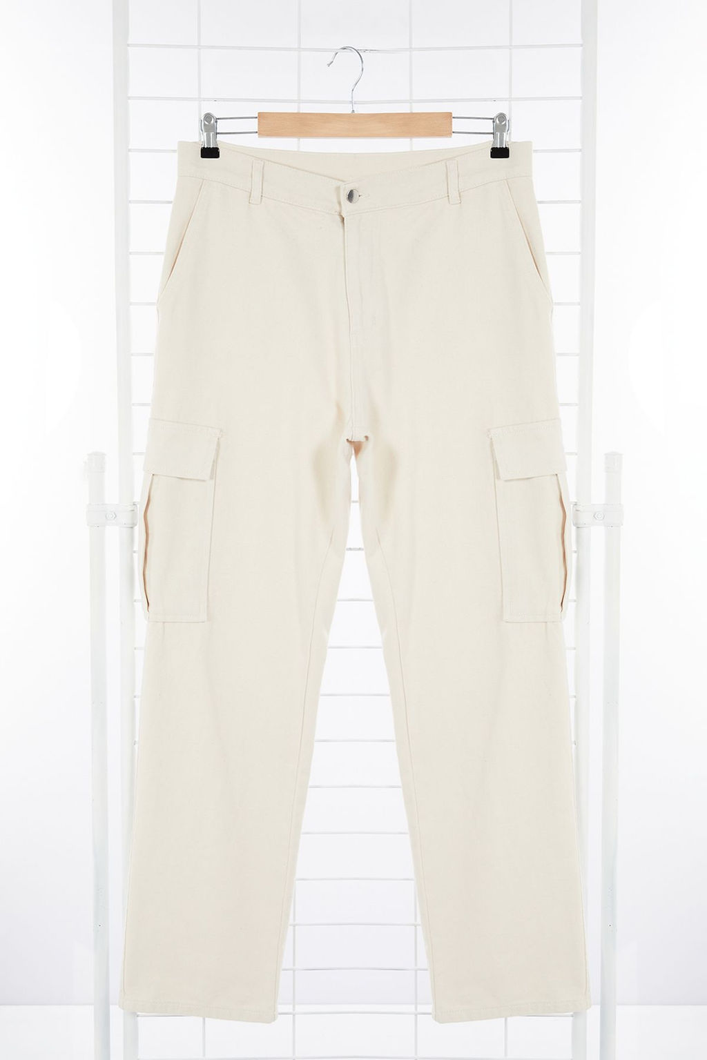 TRENDYOL MAN Siyah Kargo Cepli Gabardin Baggy/Bol Kesim %100 Pamuklu Rahat Pantolon TMNSS24PL00021 - Trendyolmilla фото 15