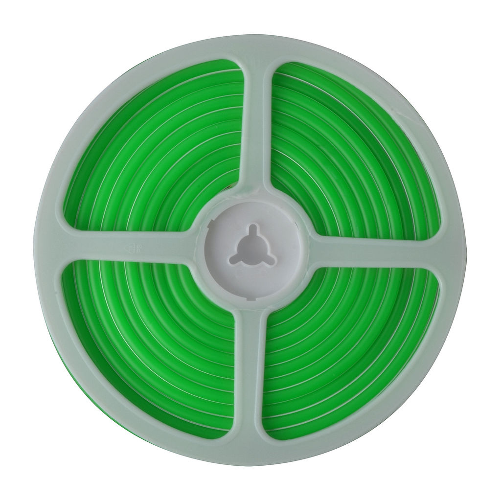 ULS-N01-2835-120LED/m-6mm-IP67-DC12V-9W/m-5M-GREEN Гибкая светодиодная лента. NEON. Катушка 5м. в блистере. Зеленый свет. ТМ Uniel