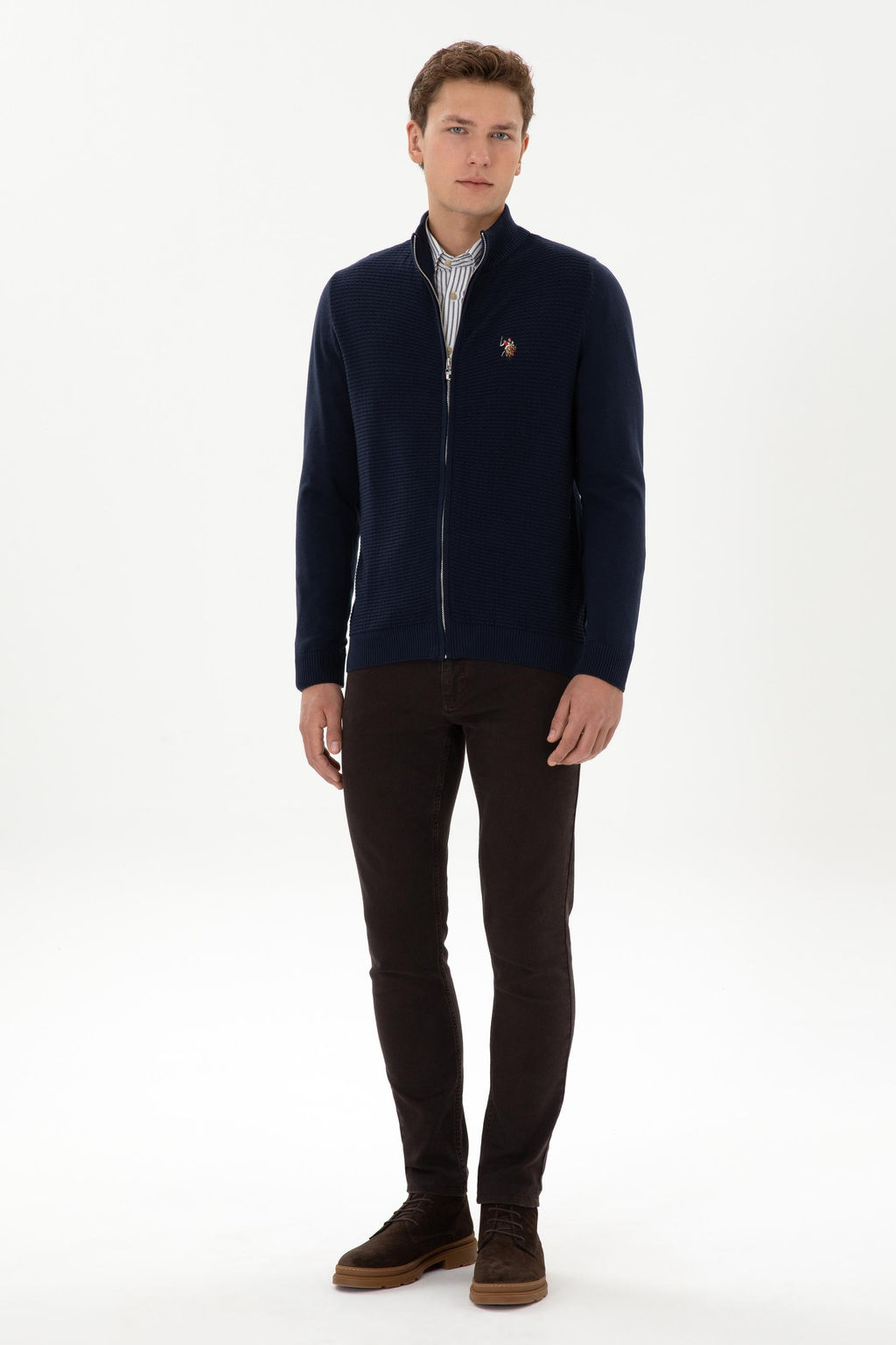 Erkek Lacivert Basic Triko H_rka - U.s. polo assn фото 4