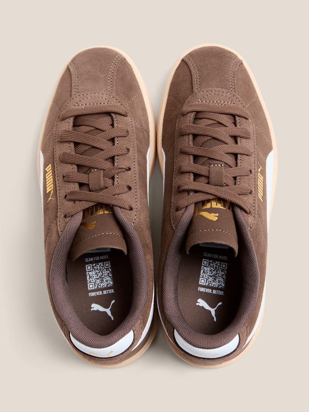 Кеды PUMA Puma Club II Артикул 4587681, коричневый