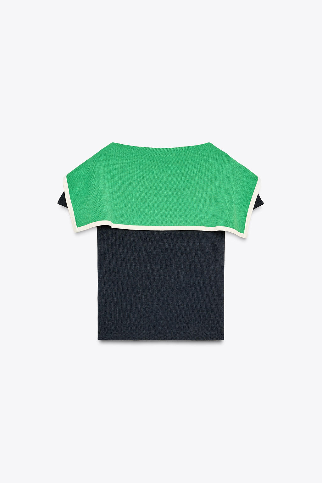 COMBINED LAPEL KNIT TOP - Zara фото 5