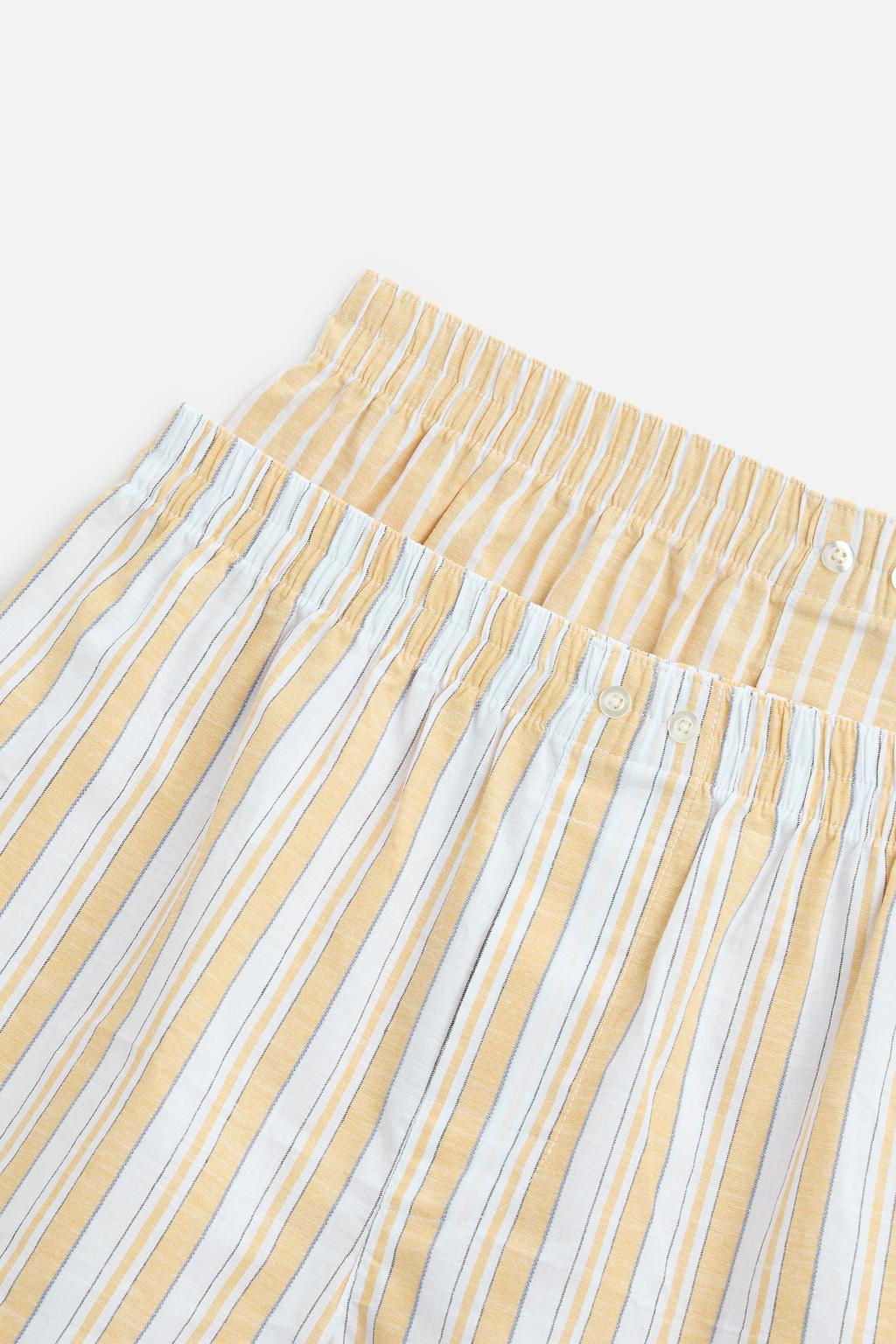 PACK OF 2 CONTRAST POPLIN BOXERS - Zara фото 3