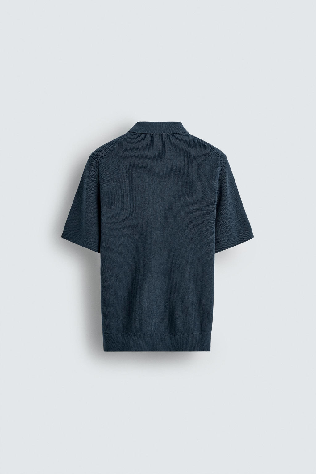 PURL KNIT POLO SHIRT - Zara фото 8