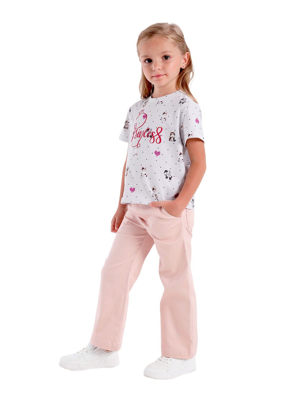 Брюки для девочки О57309 - Карамелли фото 3