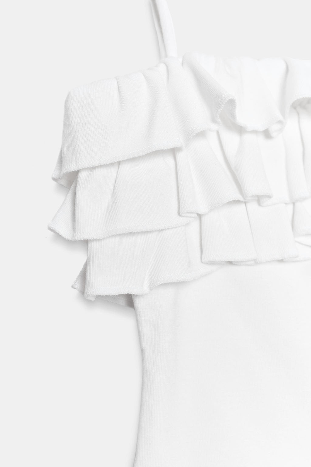 TOP TIRANTES VOLANTES / Blanco - Zara фото 9