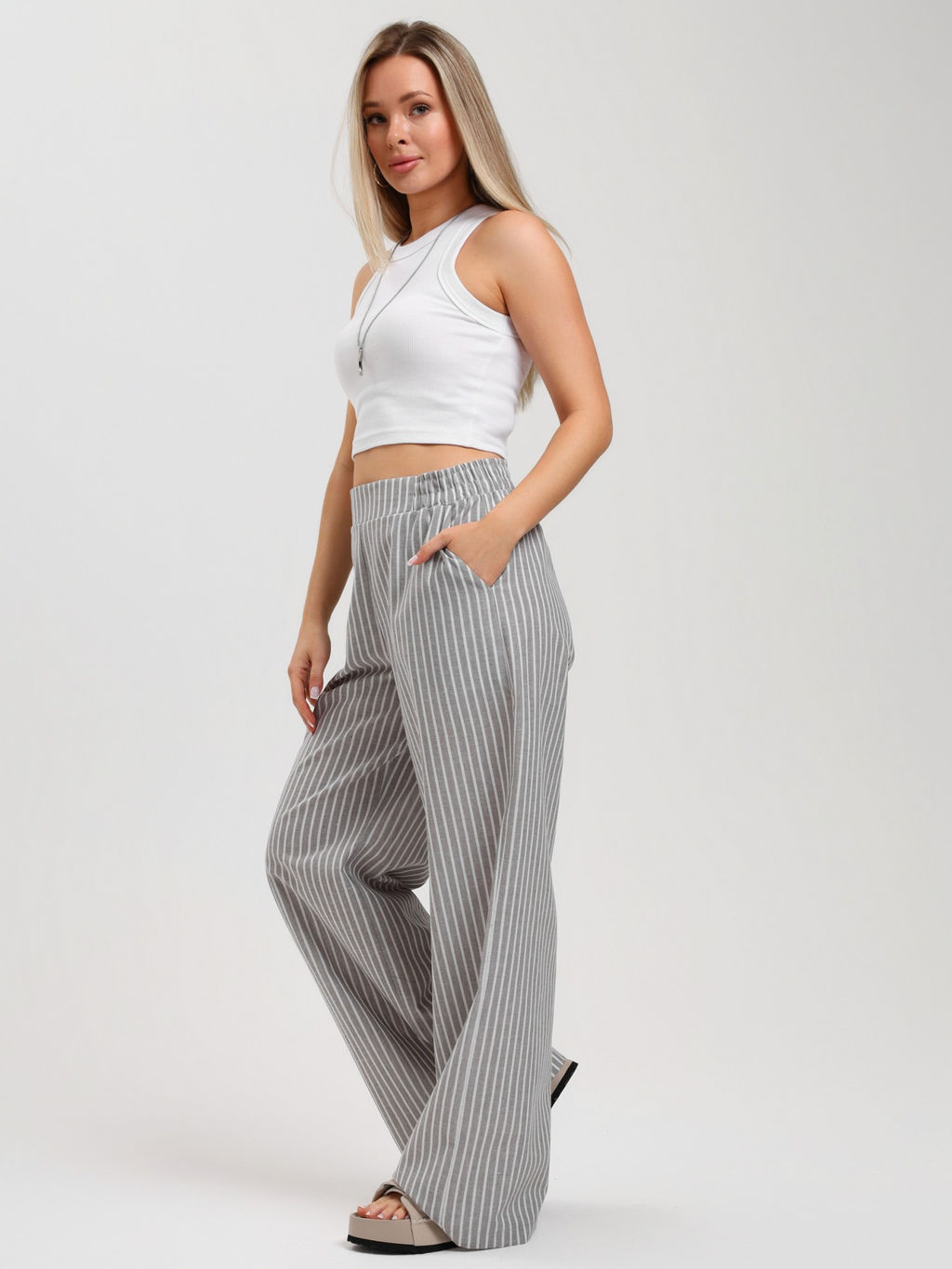 VIOTEX Брюки Летний день-2 (80% хлопок, 20% лён) - Виотекс фото 27