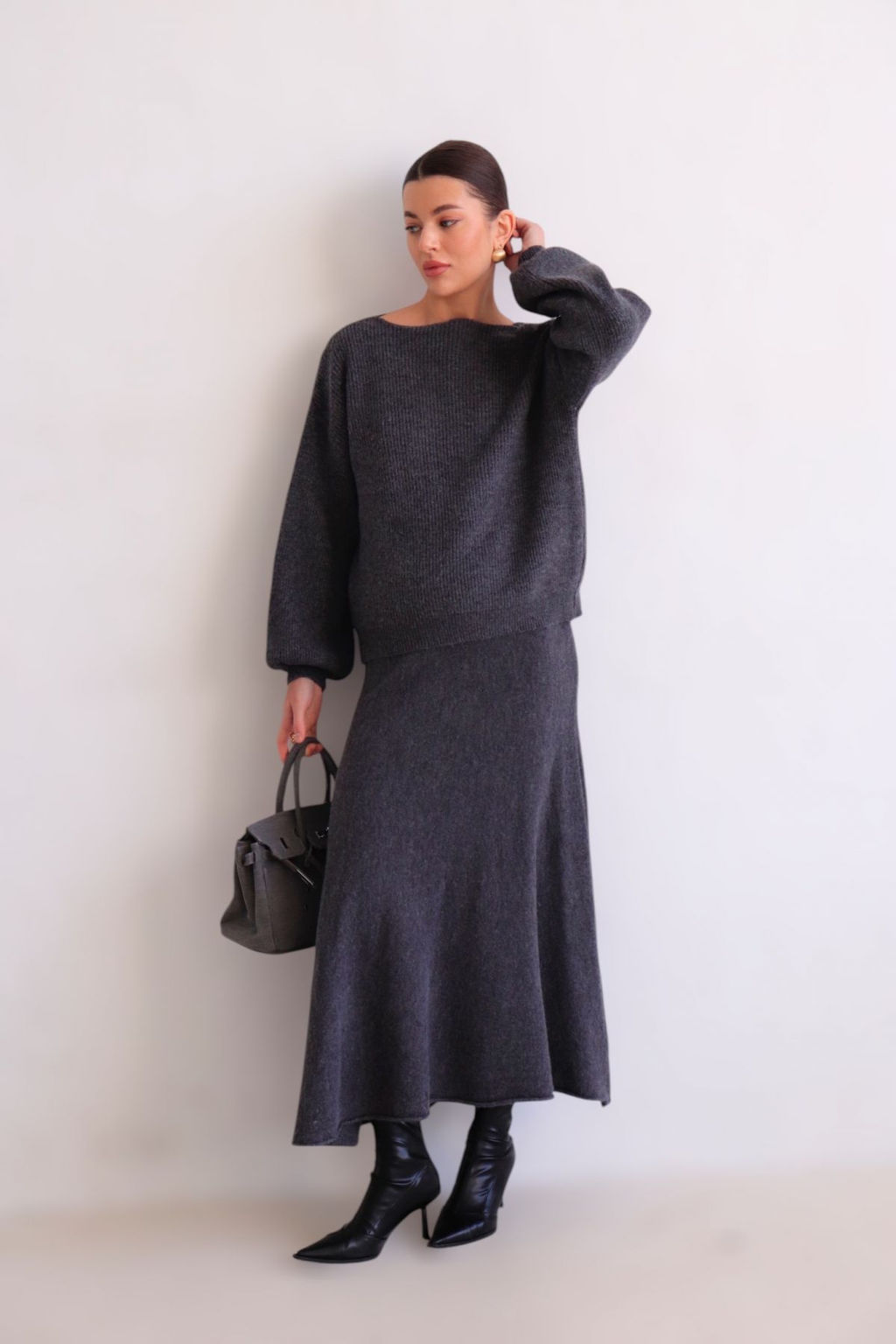 Martichelli Костюм вязаный тёмно-серый  фото 11