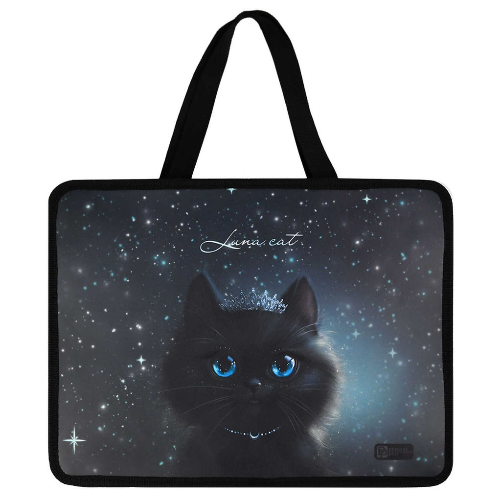 Папка для школьных тетрадей пластиковая Феникс+, арт. 69275/ 12 ПРИНЦЕССА ЛУНА