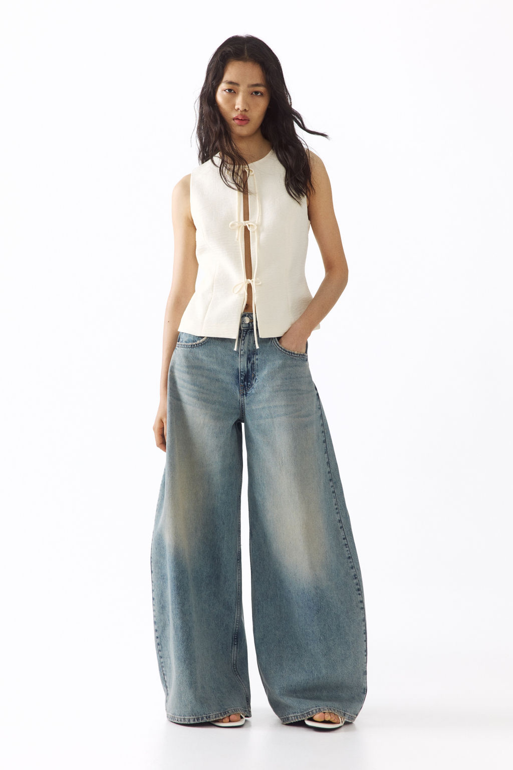 Barrel High Waist Jeans - H&m фото 2