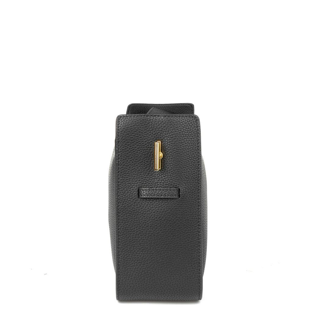 3410-1 black, женская кожаная сумка, Barcelo Biagi