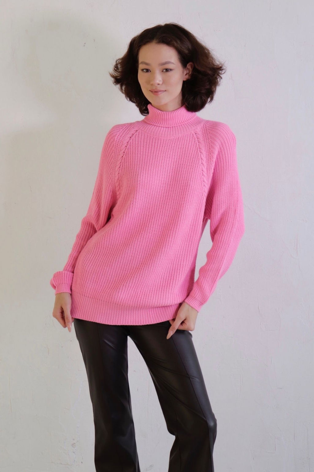 10817 Свитер-реглан нежно-розовый - Martichelli фото 3