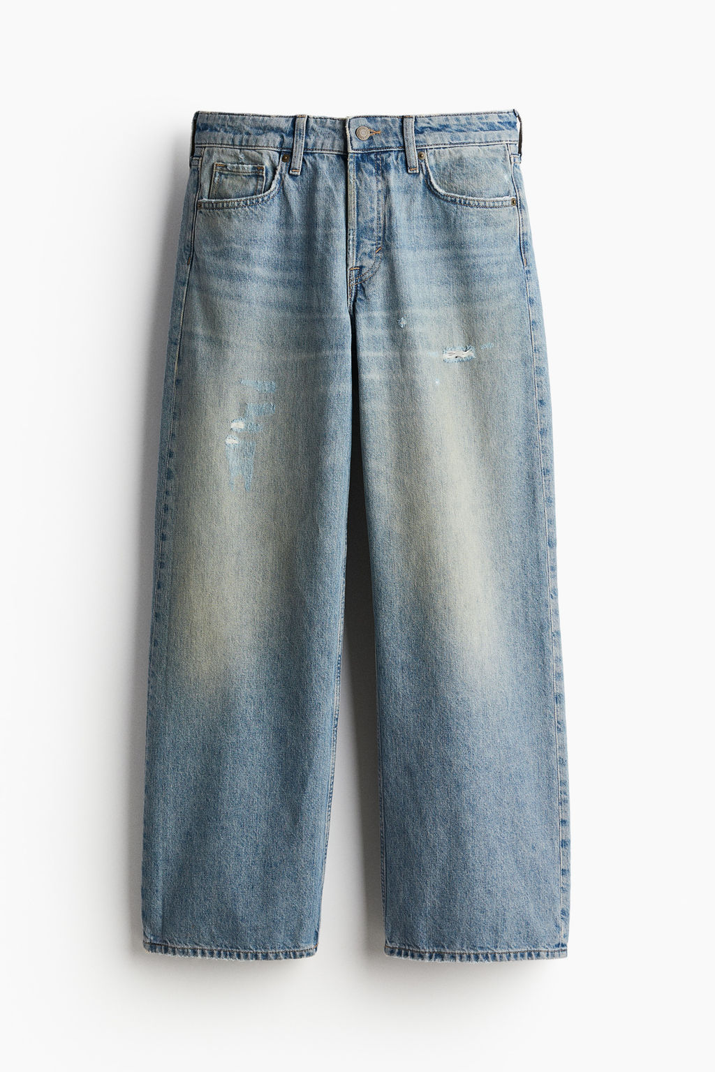Baggy Wide Low Jeans - H&m фото 11