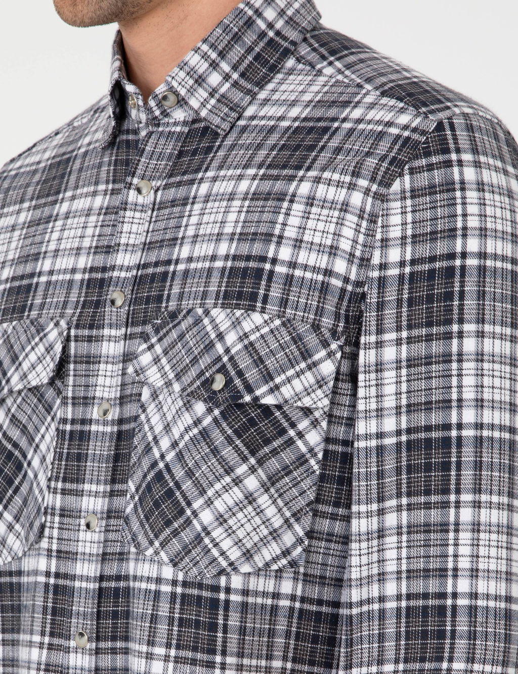 Lacivert Klasik Yaka _ift Cepli Regular Fit G_mlek Ceket