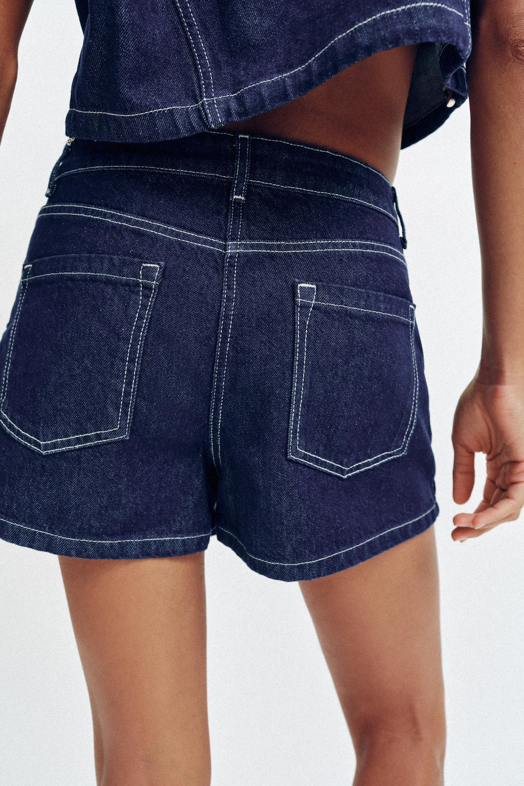 FALDA PANTAL?N Z1975 DENIM CRUZADA / Azul - Zara фото 6