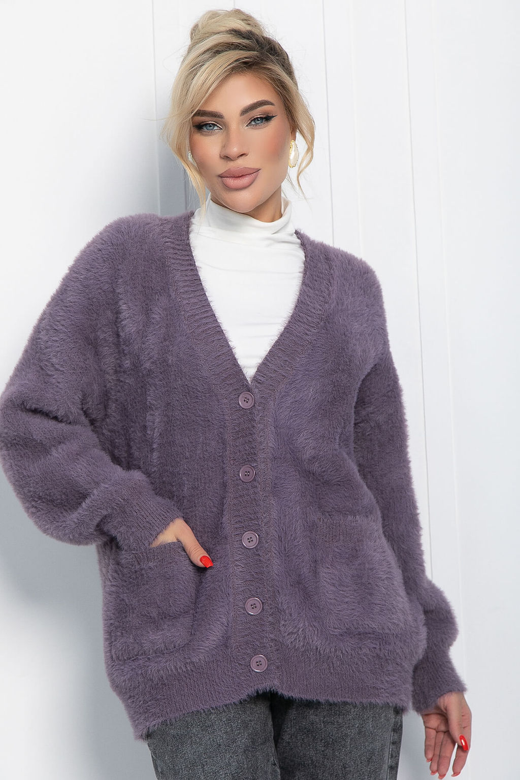 Кардиган Айрен (сирень) Б11539 - Lt collection фото 5