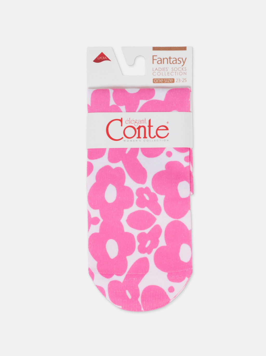 Цена за 2 пары. Носки Классические CONTE Носки женские FANTASY розовый - Conte elegant фото 4