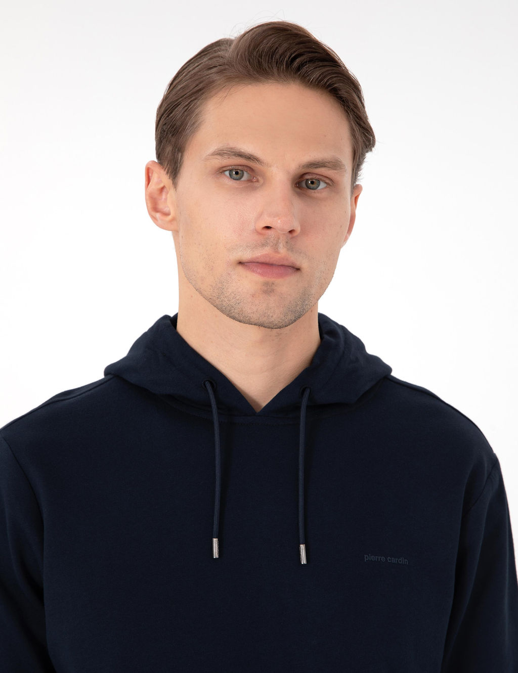 Lacivert Regular Fit Kap__onlu __i Polarl_ Sweatshirt