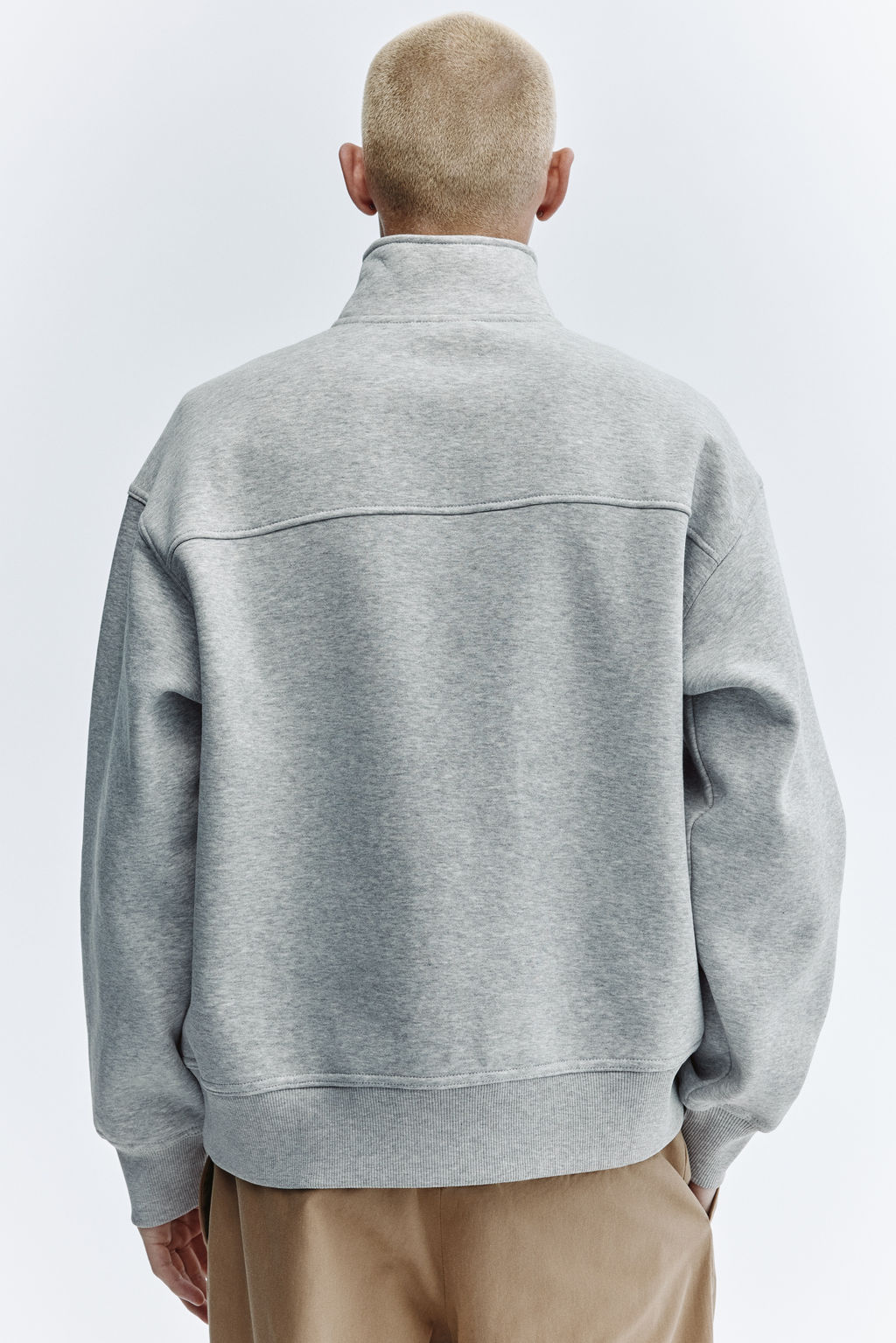 Sudadera con media cremallera Loose Fit - H&m фото 8
