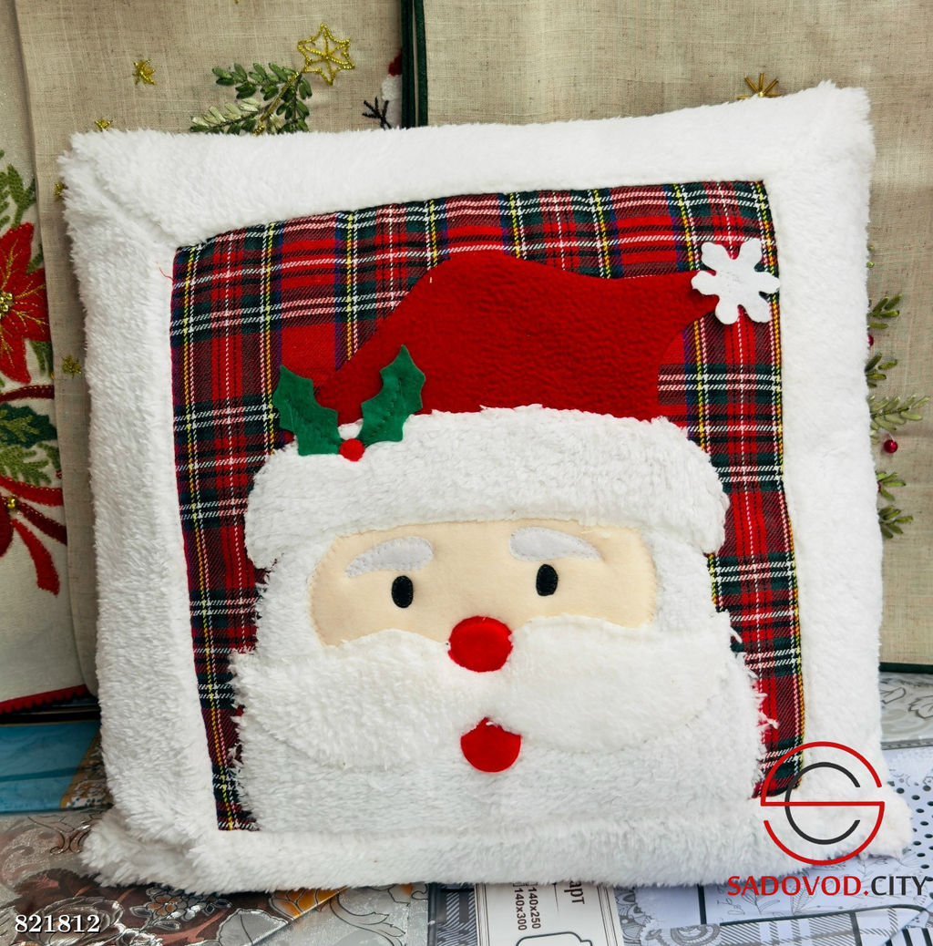 Новогодняя наволочка на молнии