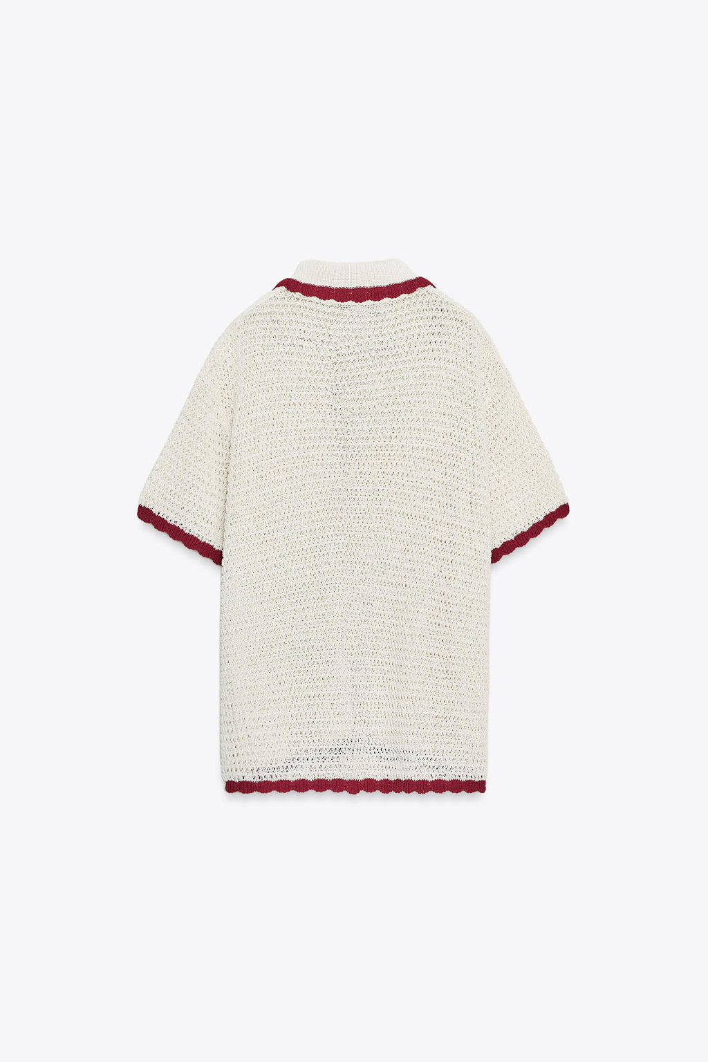 KNITTED POLO CARDIGAN - Zara фото 13