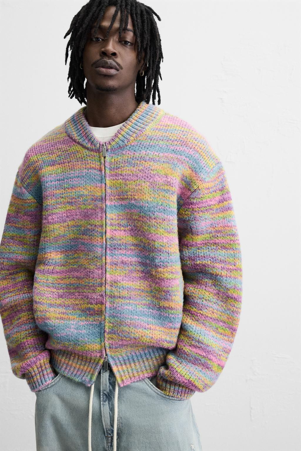 ZIP-UP KNIT JACKET - Zara фото 5