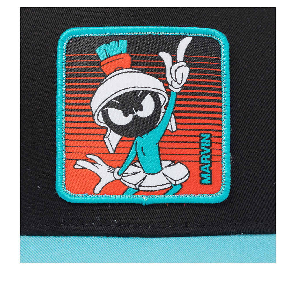 Бейсболка CAPSLAB арт. CL/LOO11/1/CT/MAR Looney Tunes Marvin the Martian (черный / голубой) фото 3