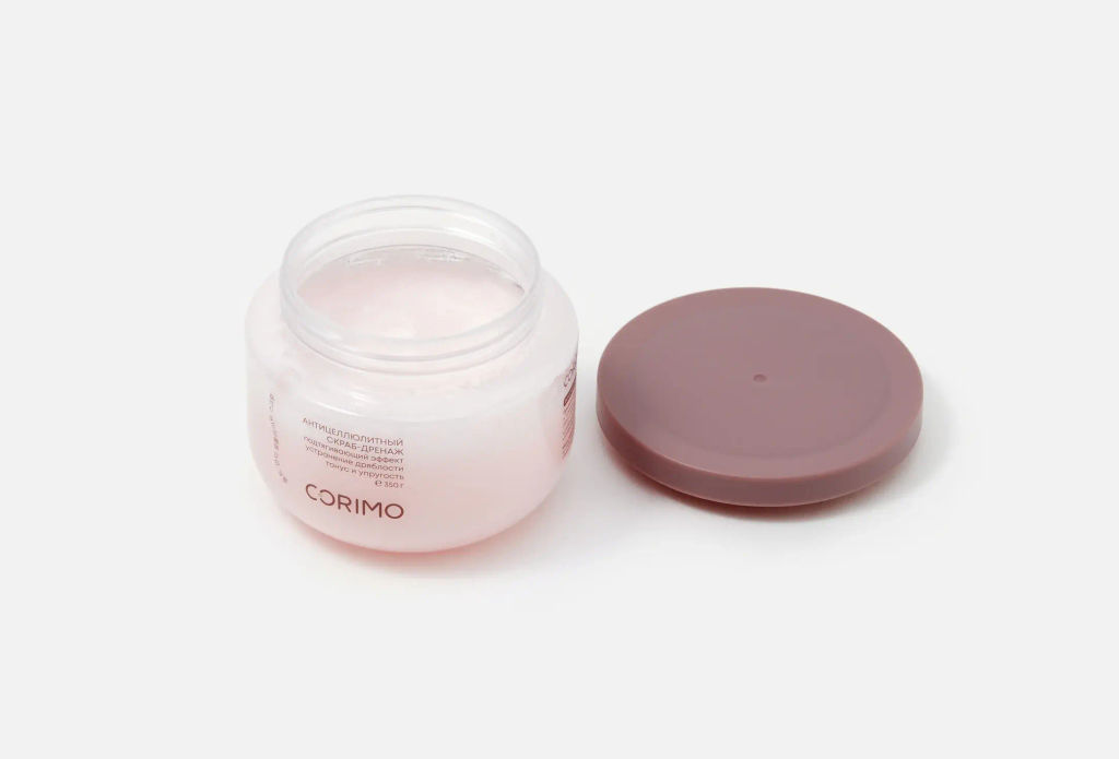 Corimo Скраб-дренаж для тела Антицеллюл с маслом жожоба и соком персика 350г (Китай)