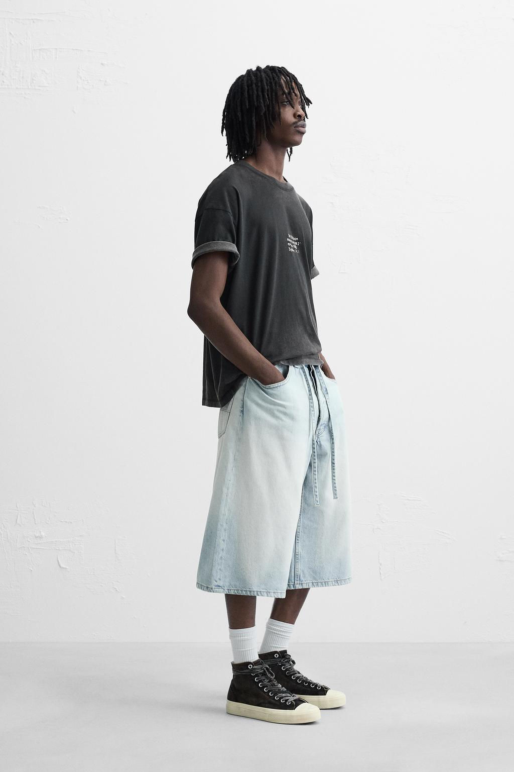 FADED T-SHIRT WITH PATCH - Zara фото 4