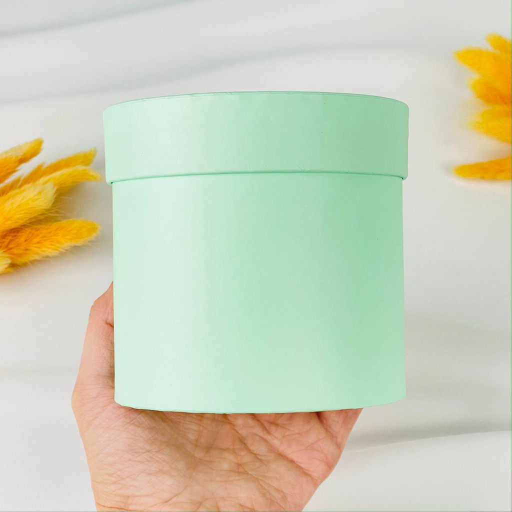 Подарочная коробка зеленая под шар