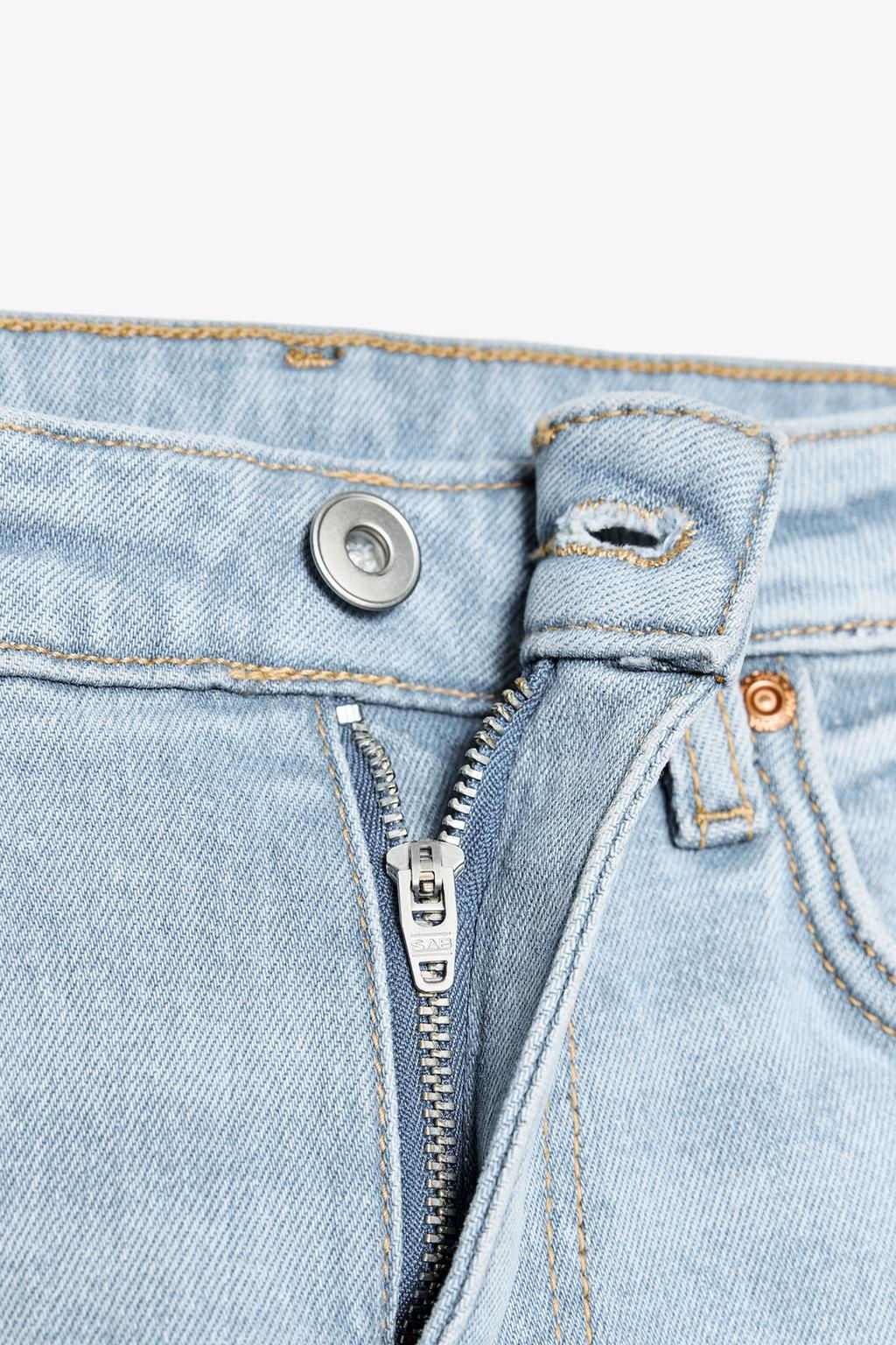 TRF CROPPED FLARE HIGH-WAIST JEANS - Zara фото 49