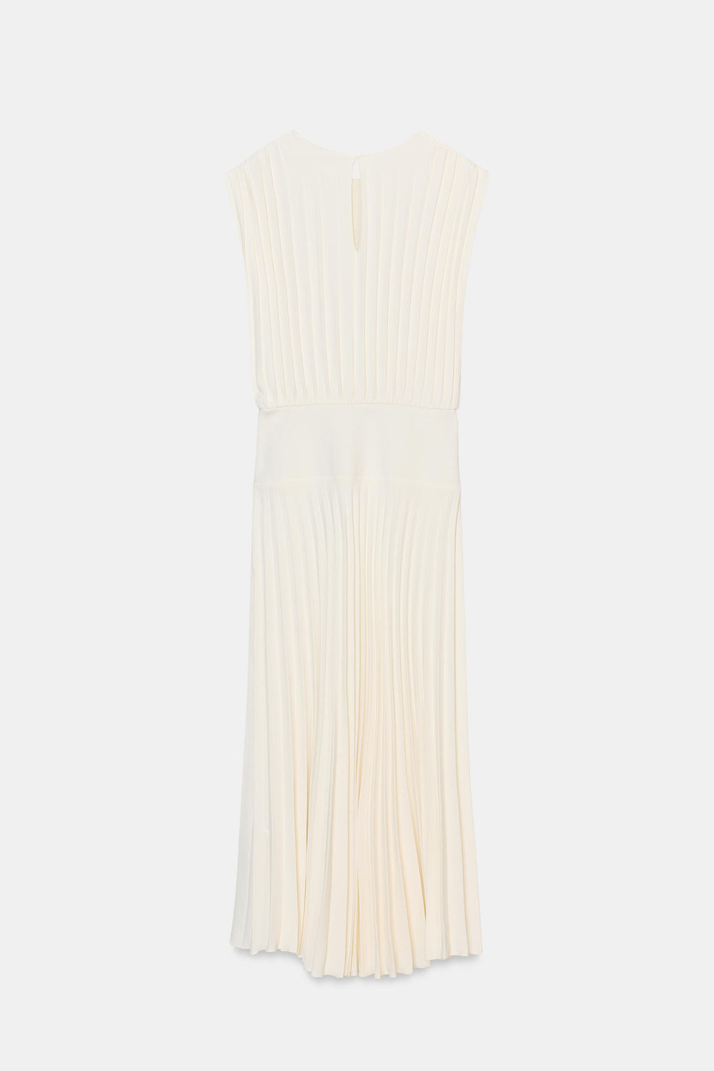 PLEATED MIDI DRESS WITH BELT - Zara фото 17