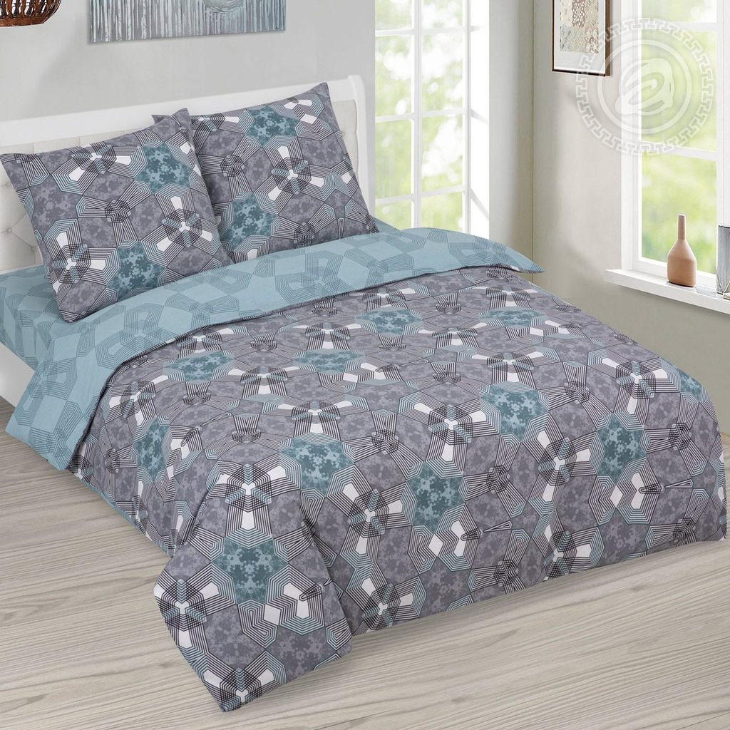 Постельное бельё Токио (бязь премиум) Евро/Пододеяльник: 1 шт. - 215*200; Простыня: 1 шт. - 220*240; Наволочка: 2 шт. - 70*70; Премиум