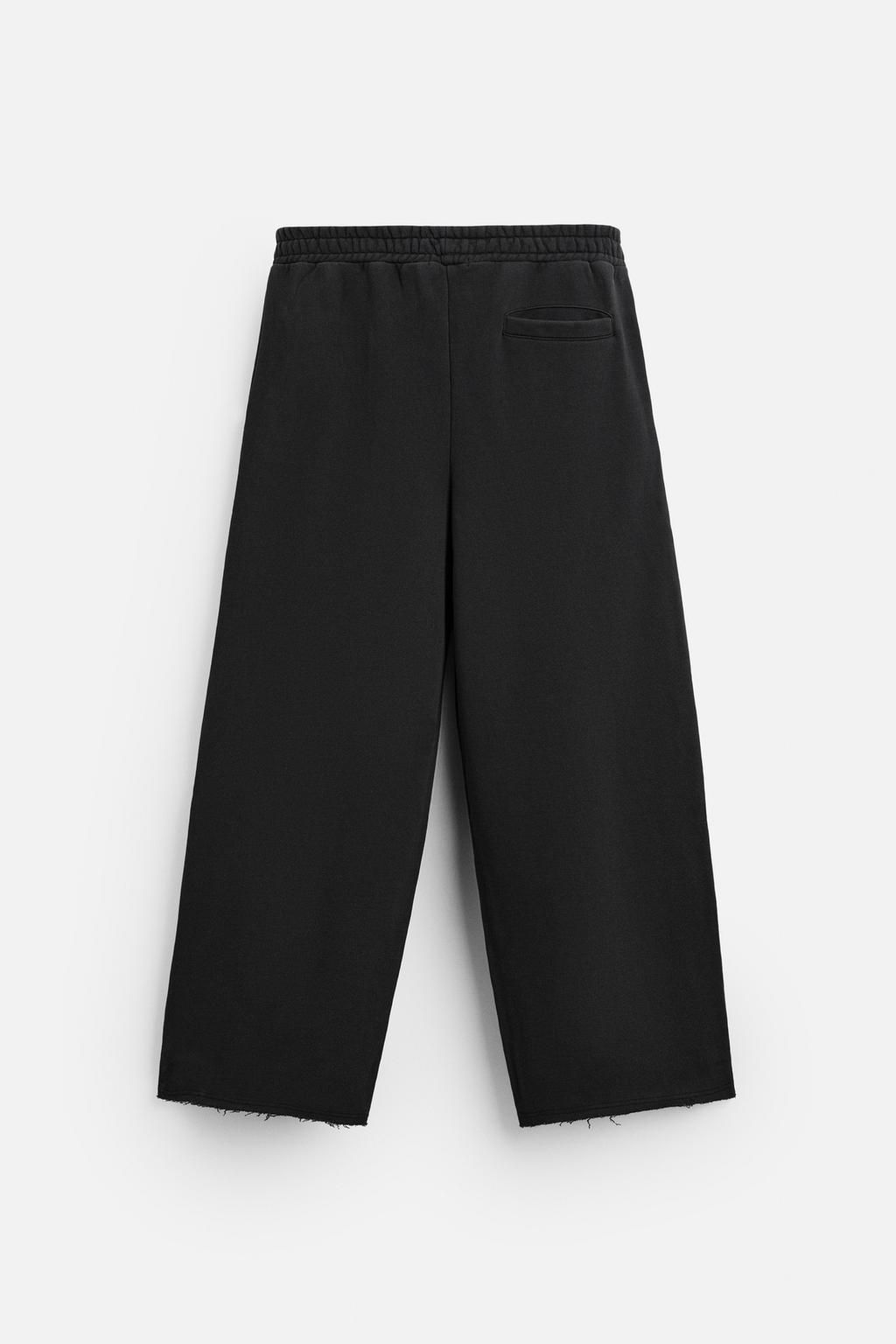 WASHED PLEATED JOGGER TROUSERS - Zara фото 7