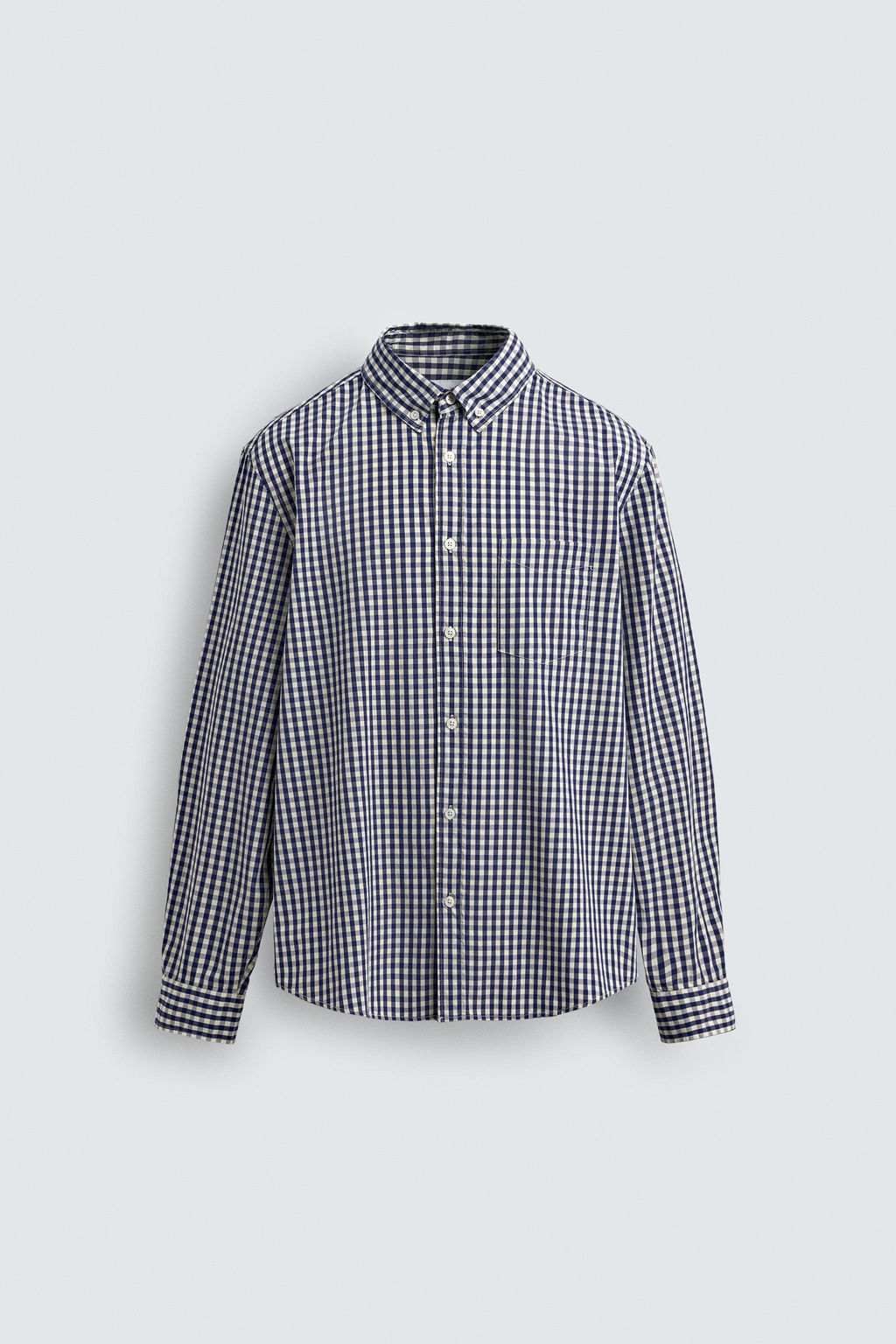 CHECK SHIRT WITH POCKET - Zara фото 7