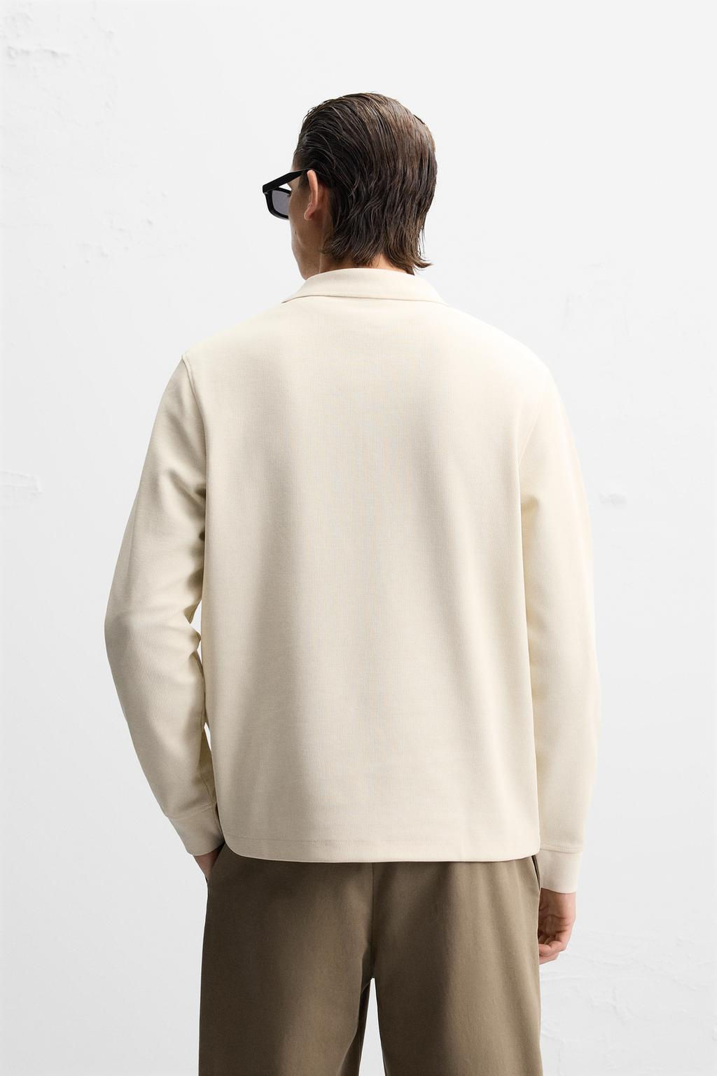 ZIP COLLAR POLO SHIRT - Zara фото 11