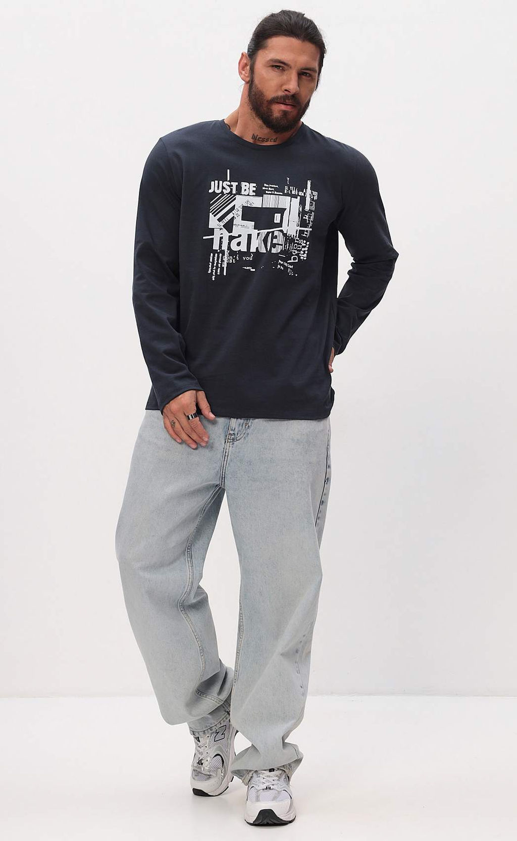 Лонгслив P521-1001-898 graphite