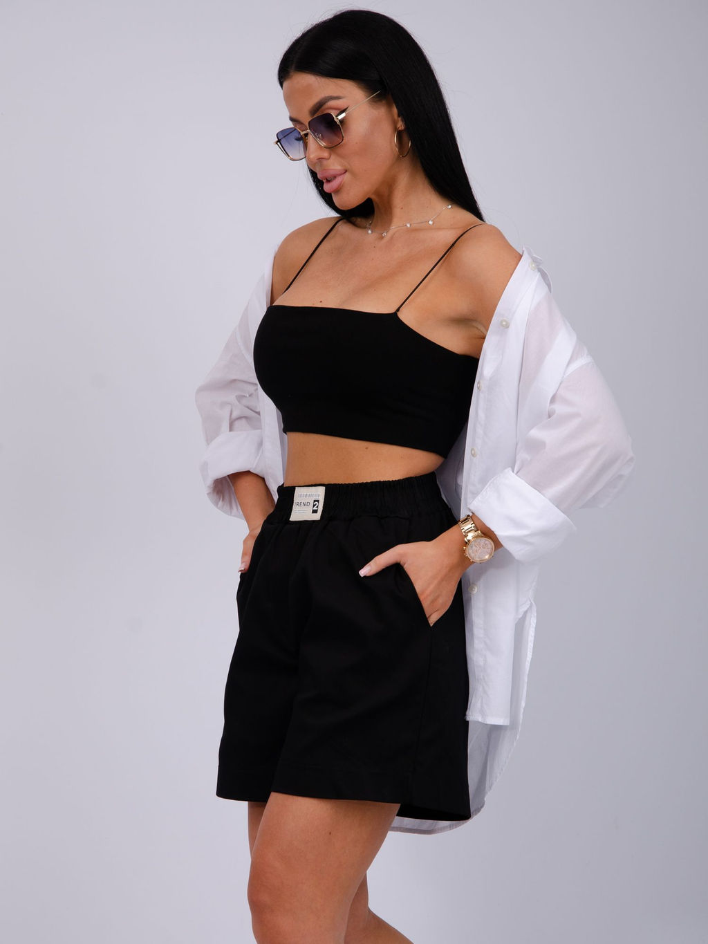 Шорты Сати, сатин хлопок 97% - Малина фото 66