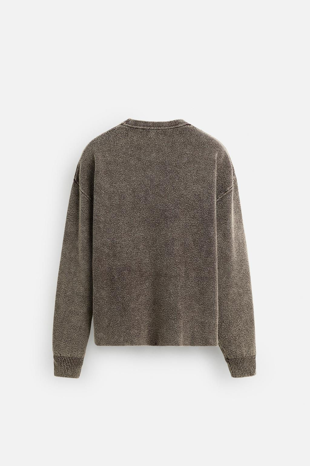 WASHED BOUCLE SWEATER - Zara фото 9