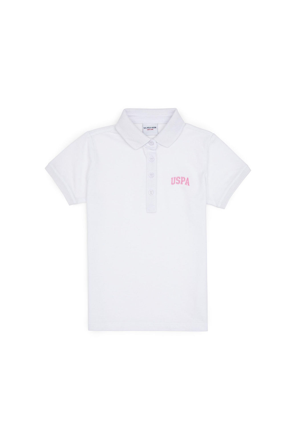 K_z _ocuk Beyaz Polo Yaka Ti__rt - U.s. polo assn фото 2