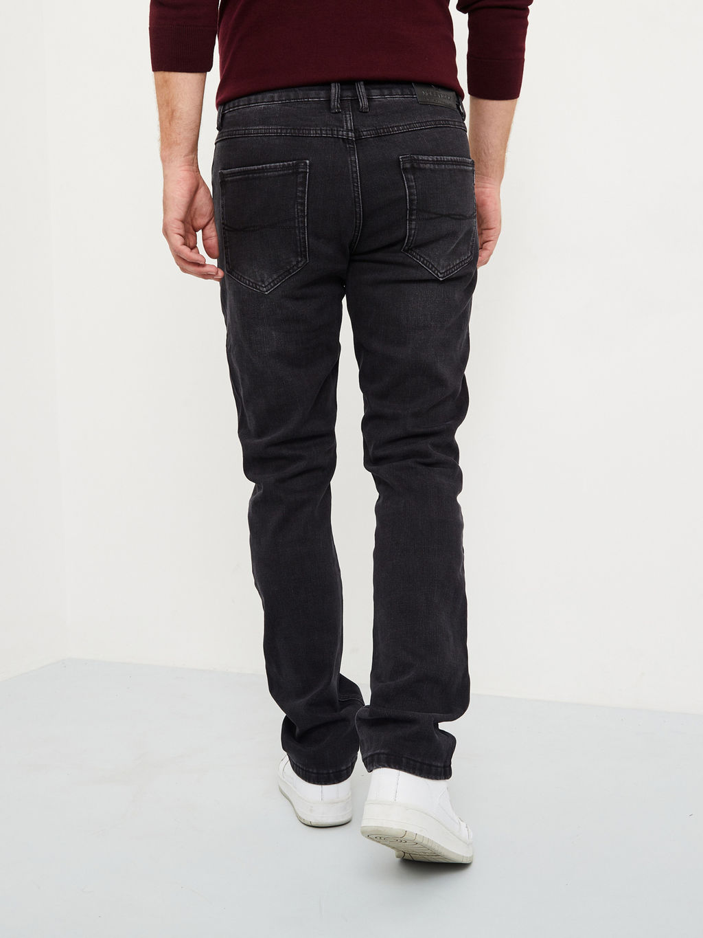 Утепленные мужские джинсы прямого кроя с начесом - Mossmore фото 7