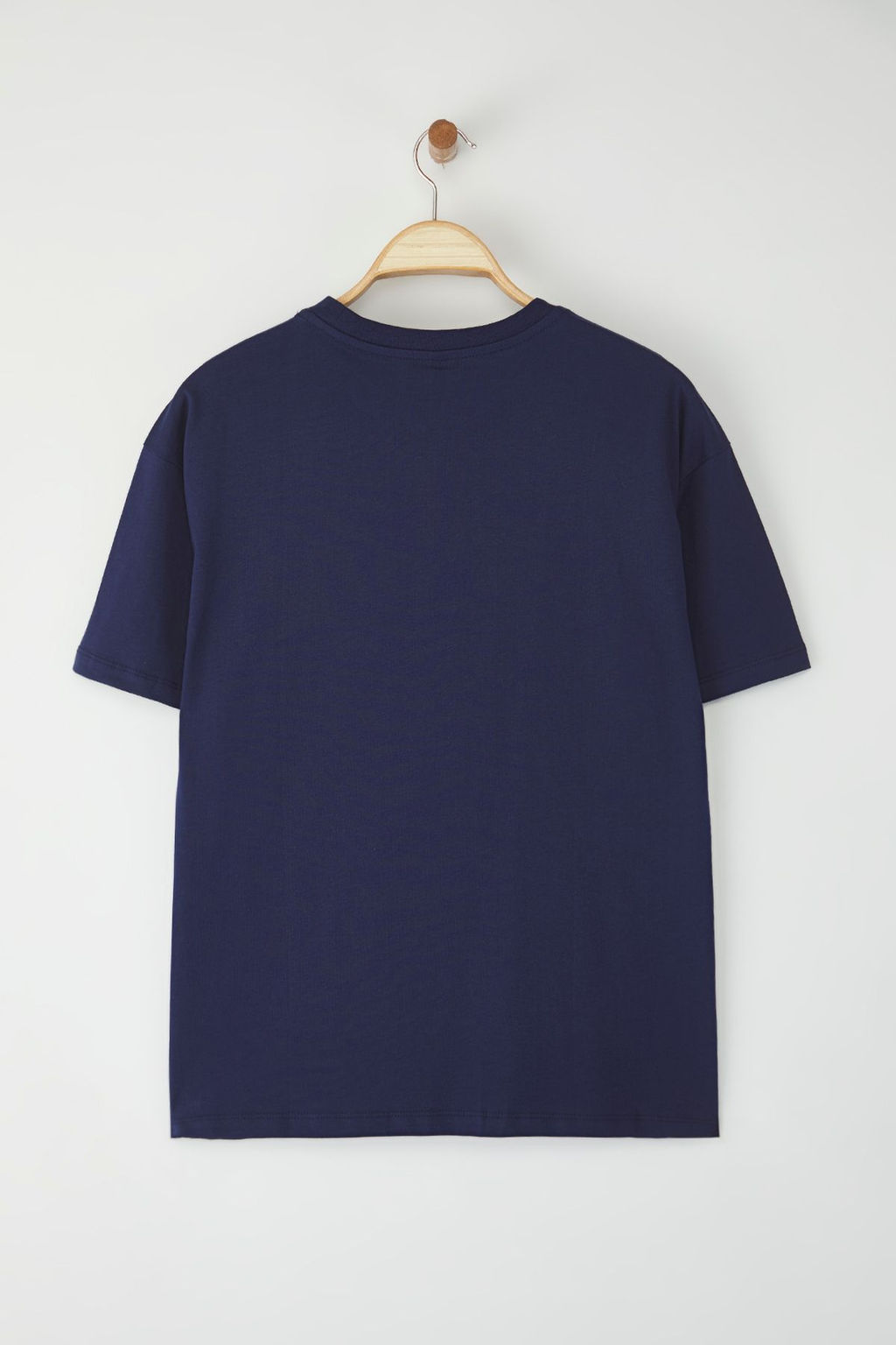 TRENDYOLMILLA Beyaz %100 Pamuk Kalp Slogan Bask?l? Oversize/Rahat Kesim Orme T-Shirt TWOSS24TS00139  фото 13