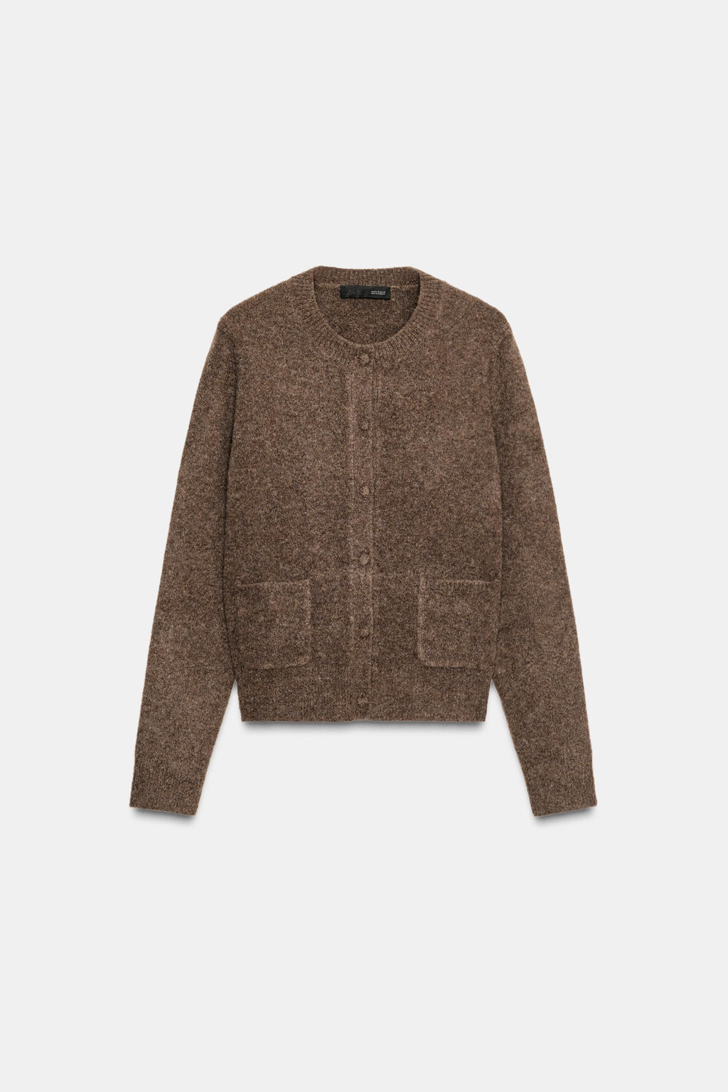 COVERED BUTTON KNIT CARDIGAN - Zara фото 3