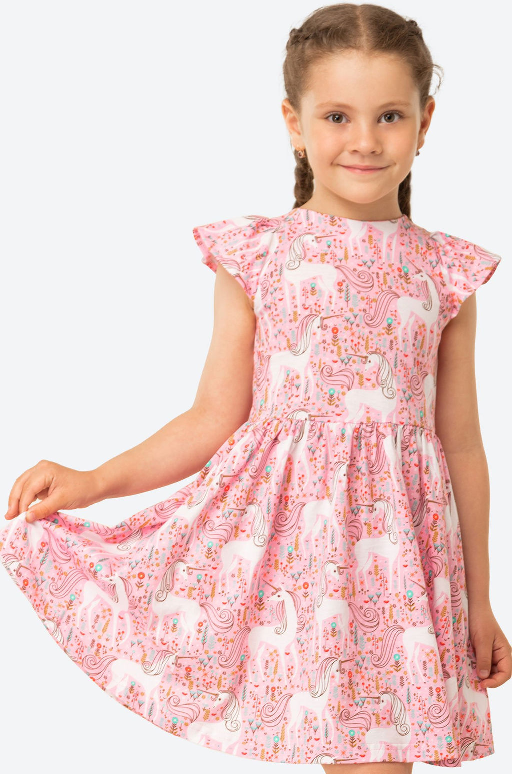 Летнее платье для девочки Happy Fox фото 14