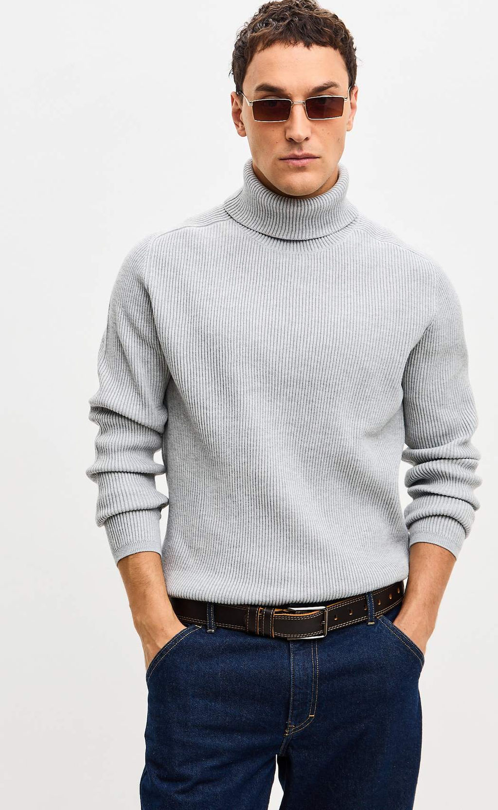 Водолазка P521-1557 grey